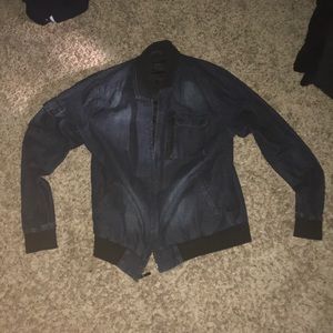 denim bomber